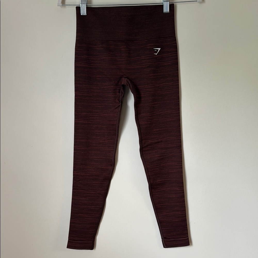 Gymshark Brown Leggings Streamlined Athletic Wear - Picture 6 of 9